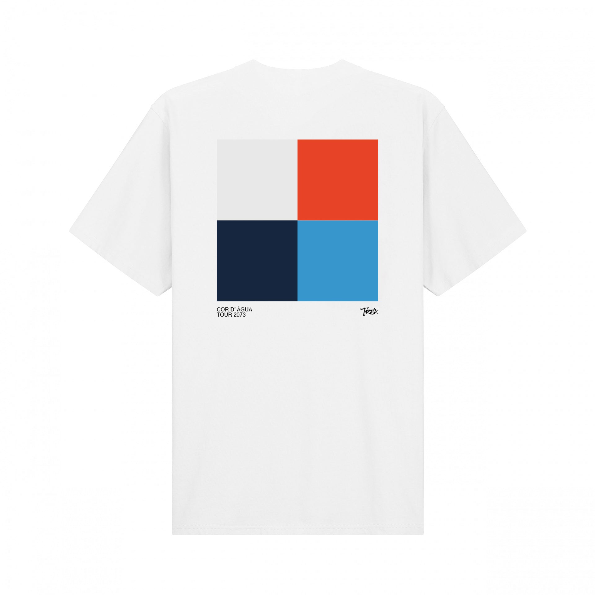 T-Shirt "Cor D´ Água" 4 Tons (White)