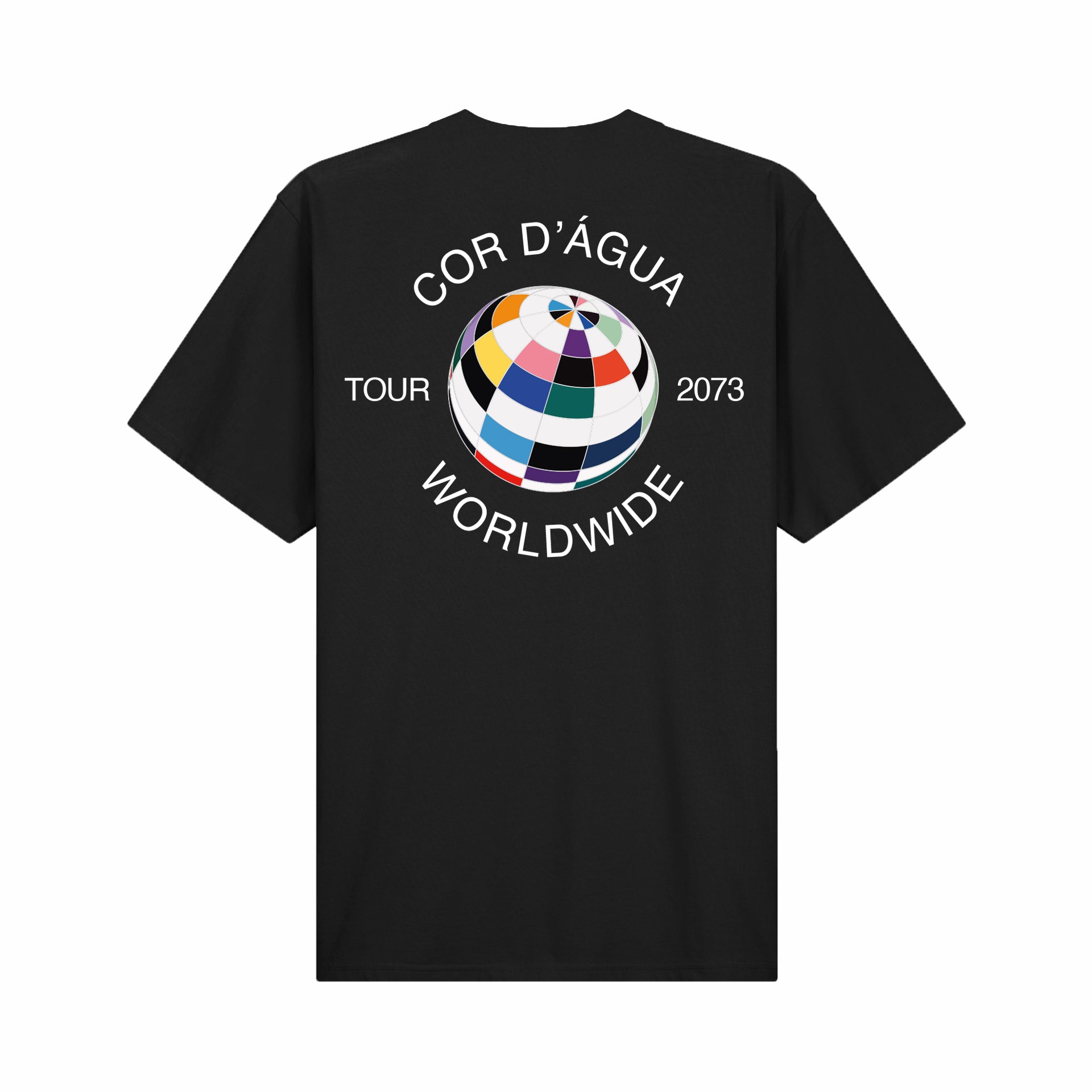T-Shirt "Cor D´ Água" Worldwide (Black)
