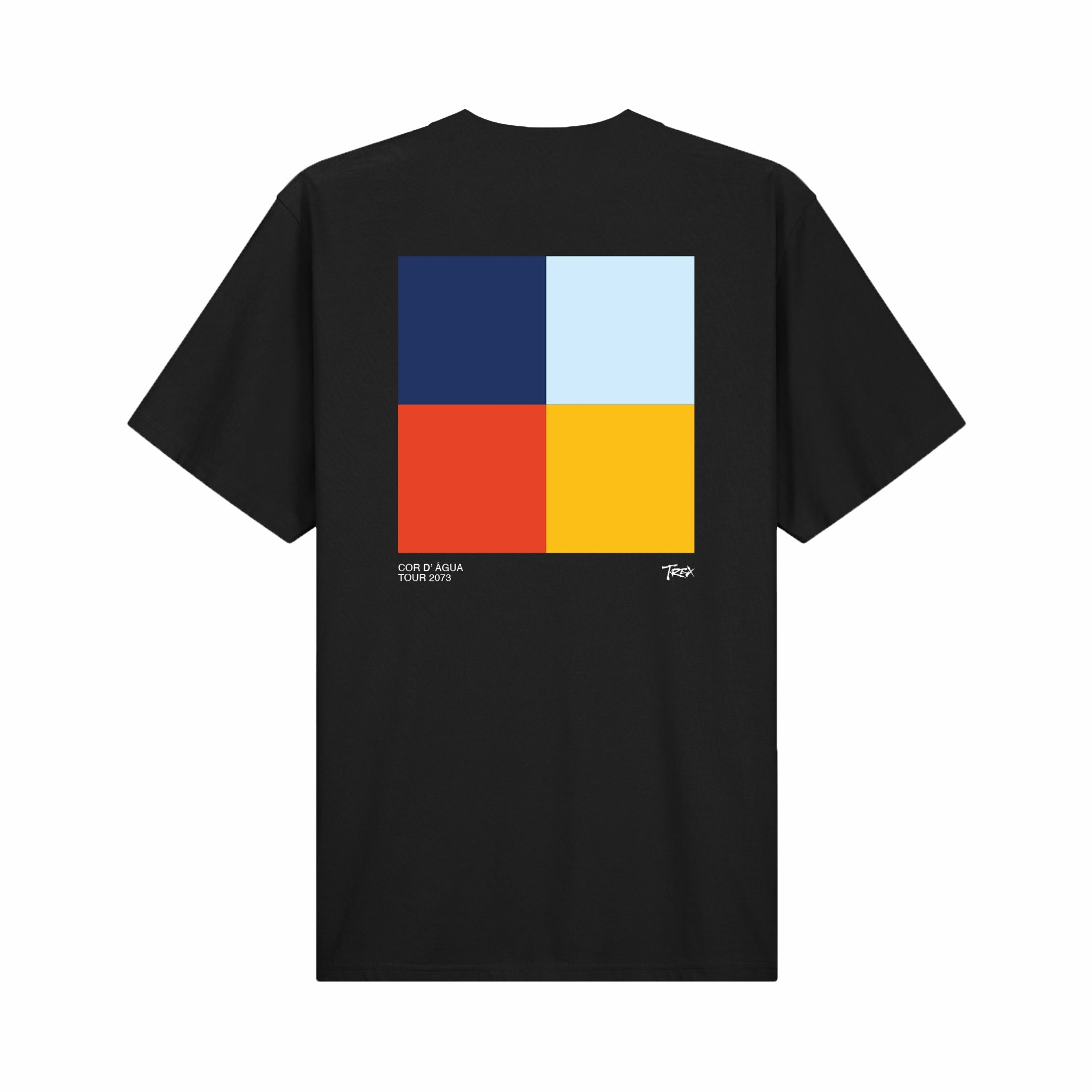 T-Shirt "Cor D´ Água" 4 Tons (Black)